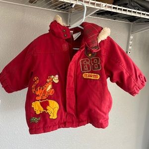 Vintage Winnie the Pooh and tiger, Disney jacket rare